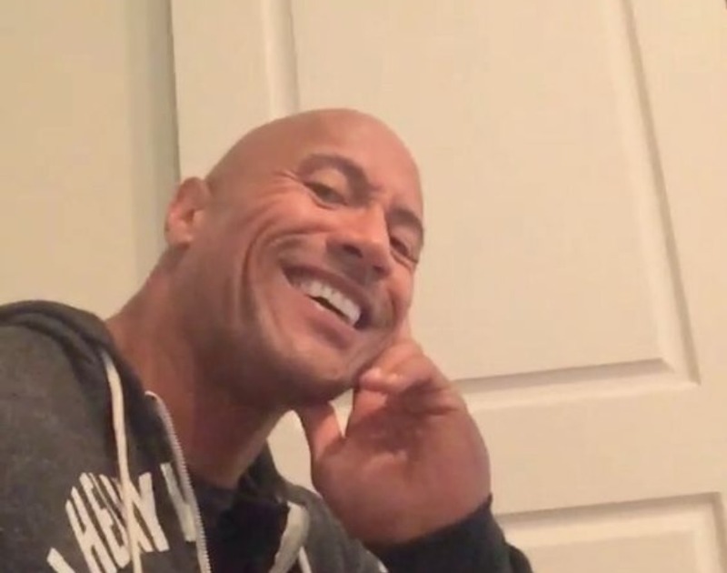 ảnh meme the rock