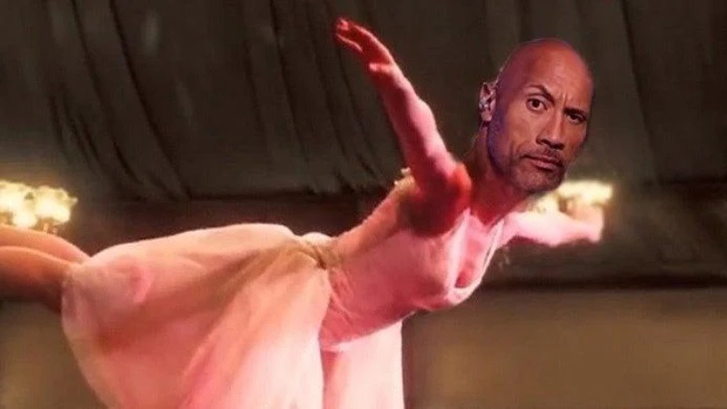 ảnh the rock meme