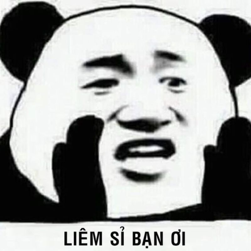 mắt gấu trúc meme