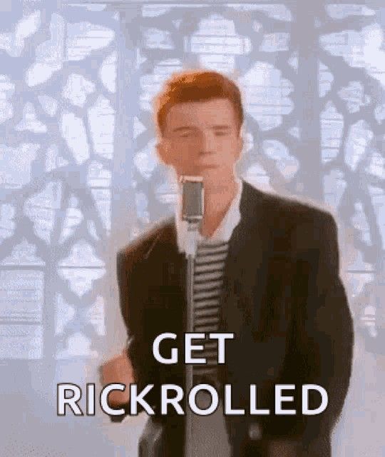 meme chơi khăm Rick Roll