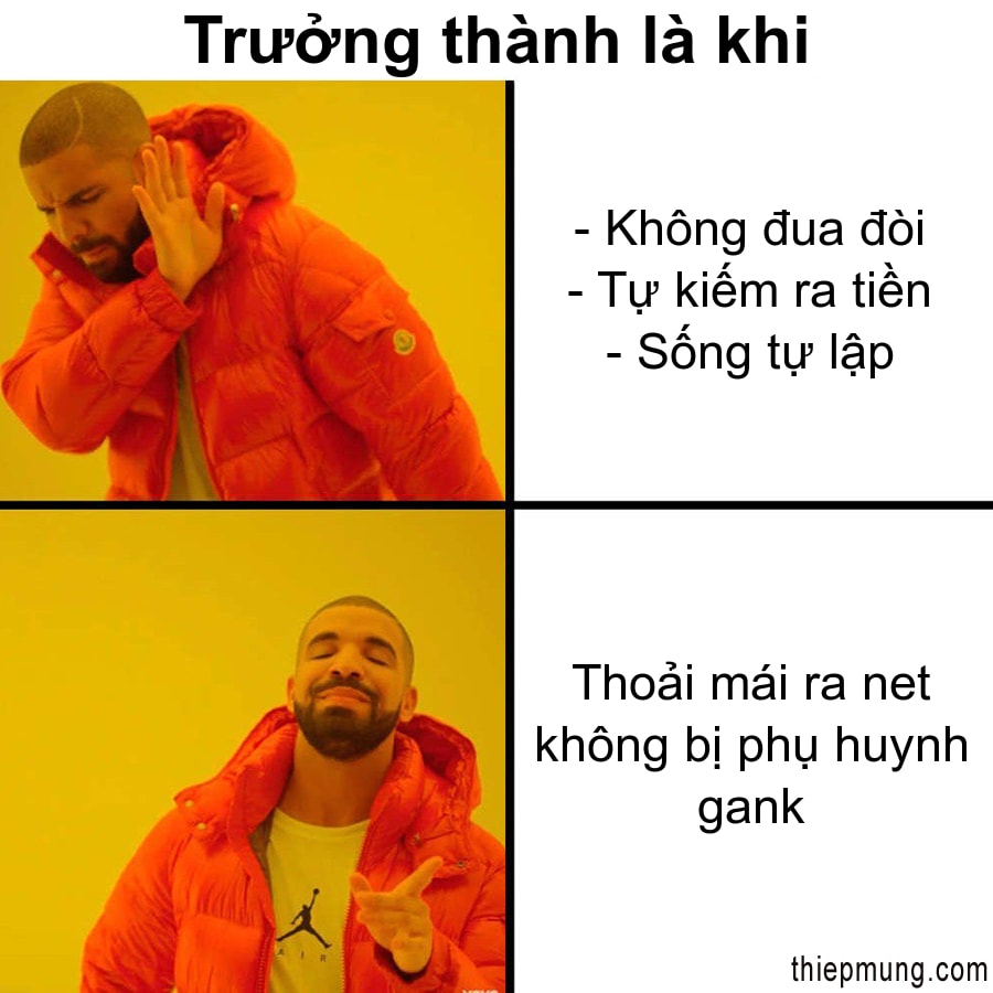 ảnh meme có chữ cho mạng xã hội