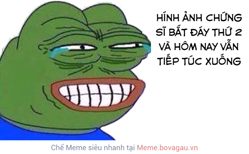 chỉnh sửa ảnh con ếch xanh meme