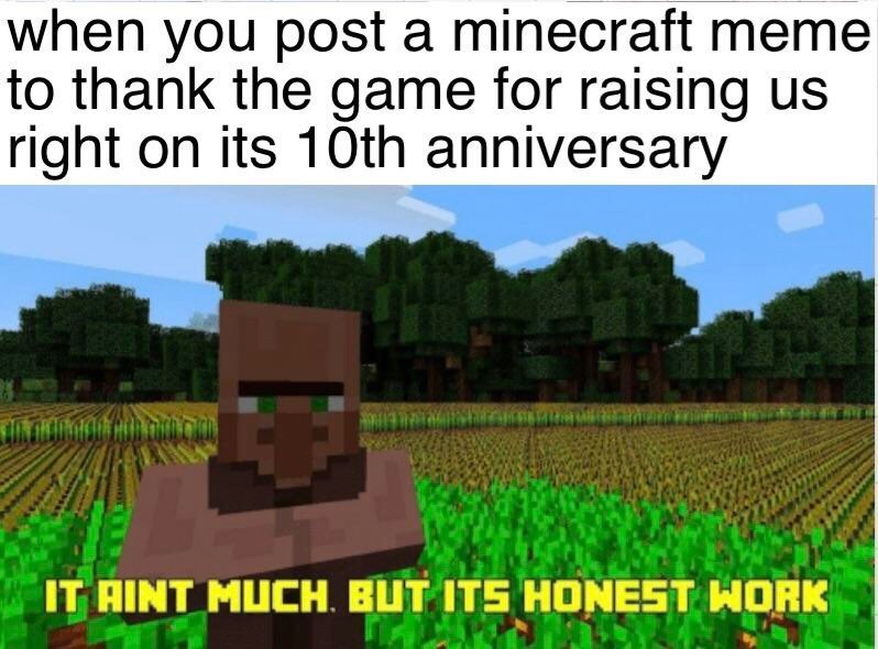 hình ảnh meme Minecraft độc đáo