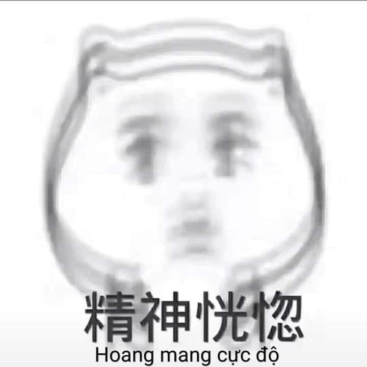 hoang mang meme