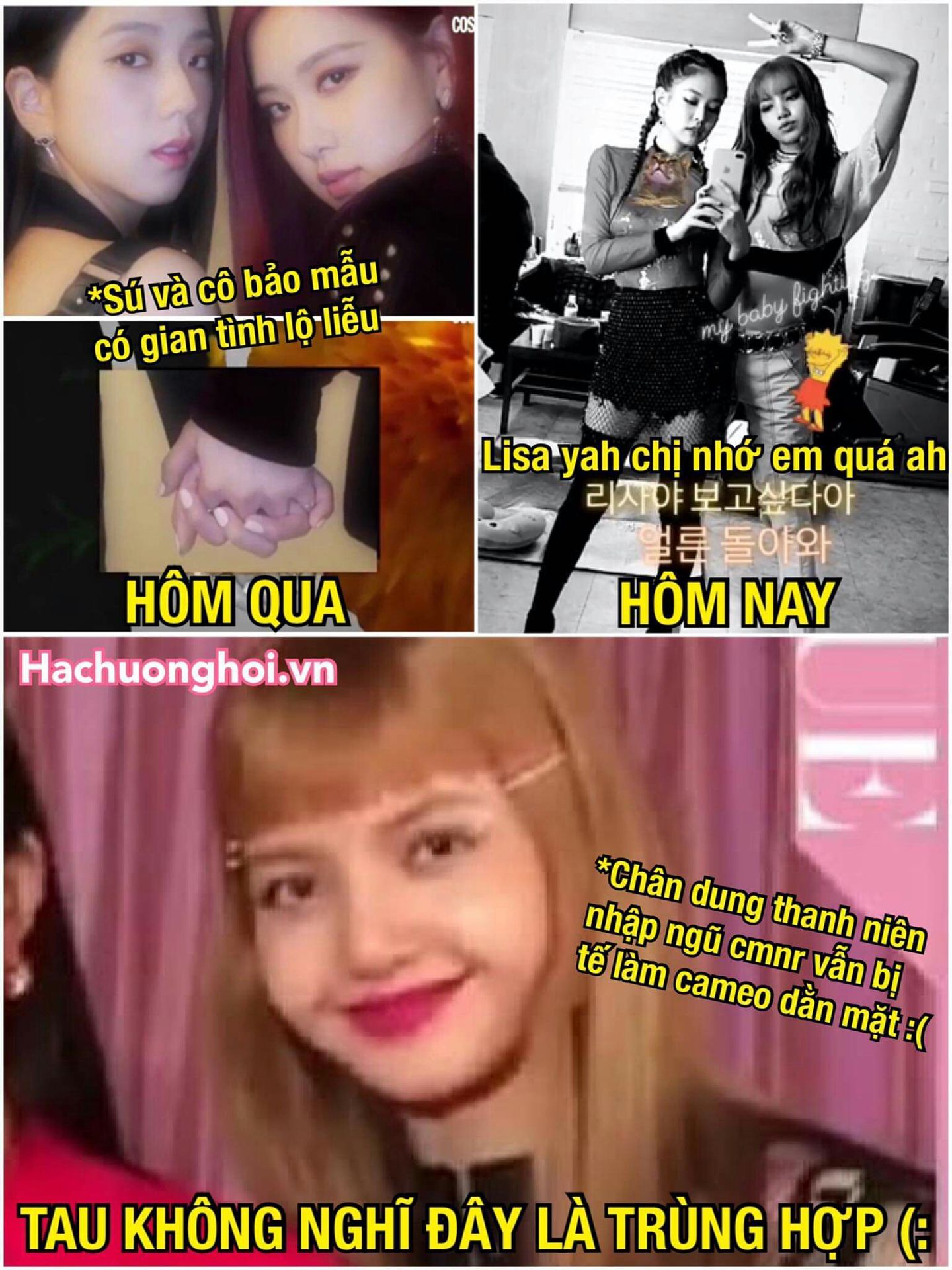 meme Blackpink hài hước