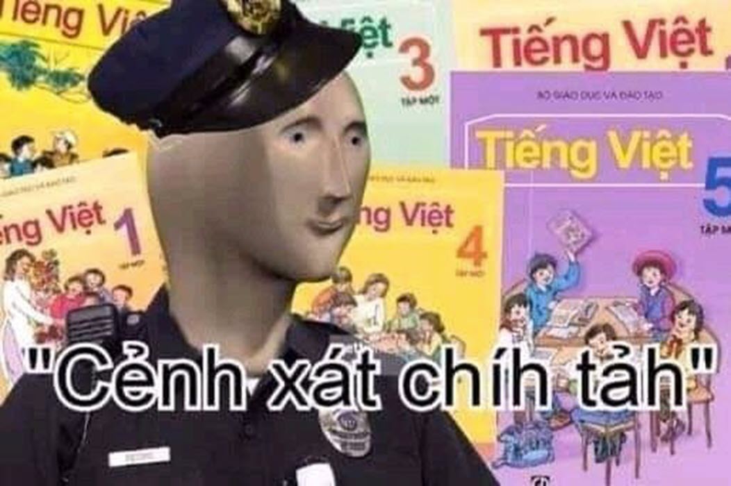 meme cảnh sát chính tả