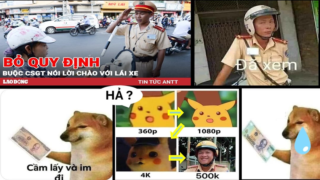 Meme cảnh sát: ngắm nhìn cuộc sống đầy trắc trở và hài hước