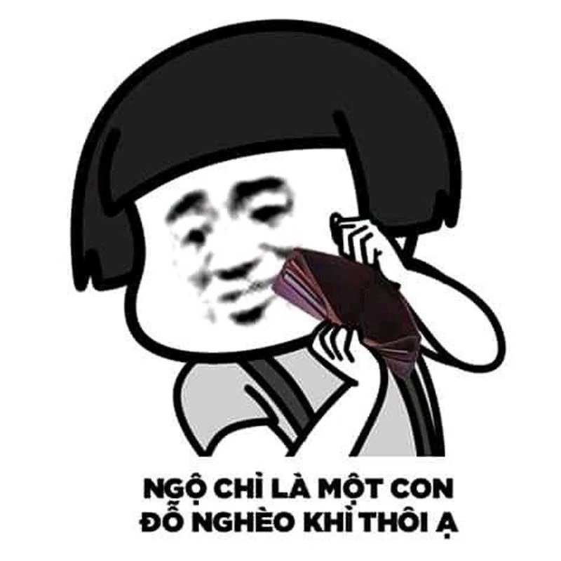 meme đưa tiền bất ngờ.