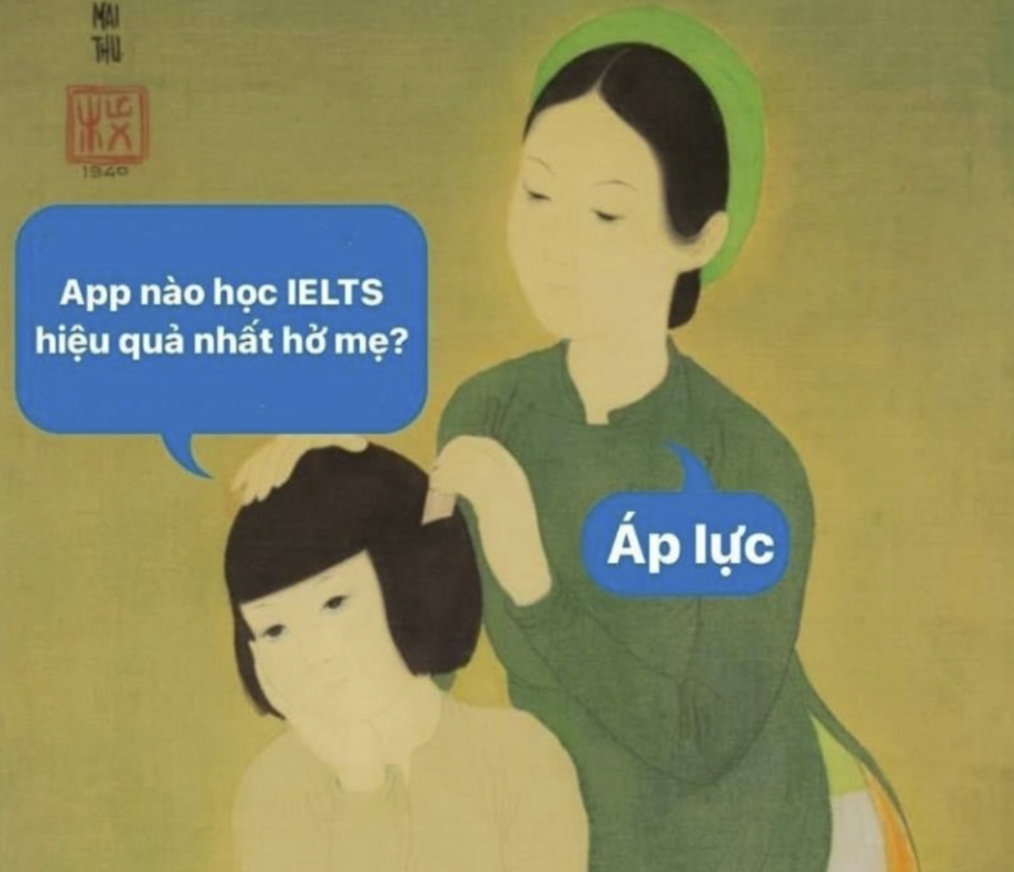 meme hài hước về IELTS