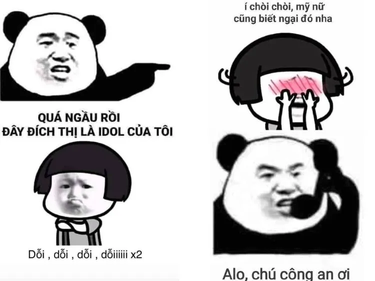 meme hài trung quốc đáng yêu