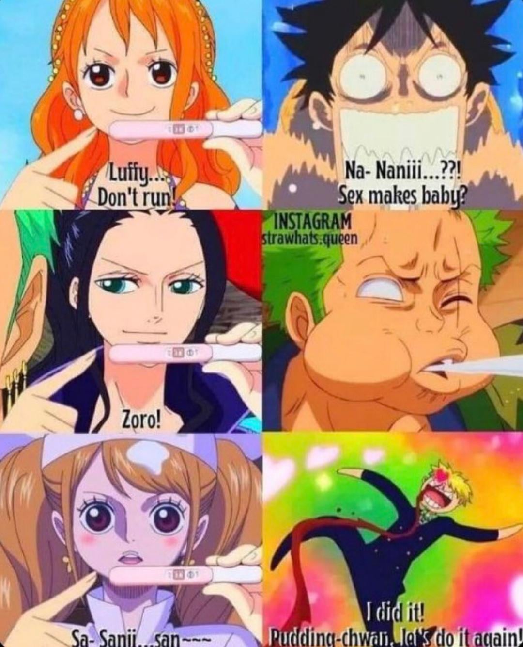 meme one piece dễ thương