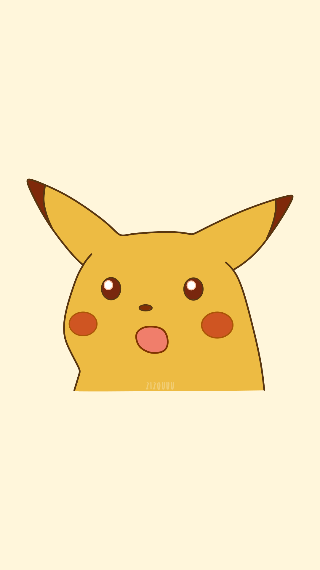 meme Pikachu trông dễ thương