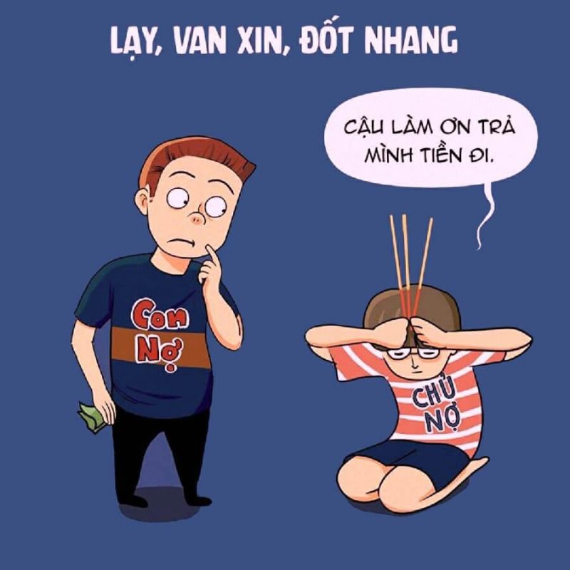 meme quỳ lạy hình ảnh độc đáo