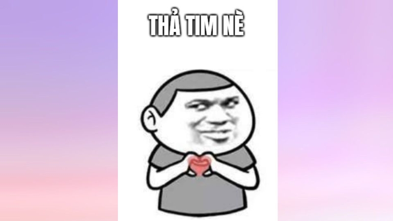 meme thả tim 0031