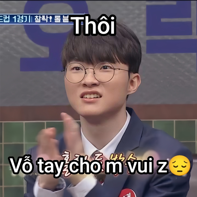 meme vỗ tay theo xu hướng.