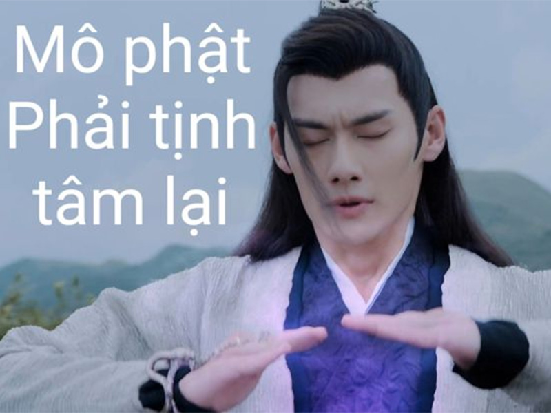 tạo dấu ấn với mô phật meme